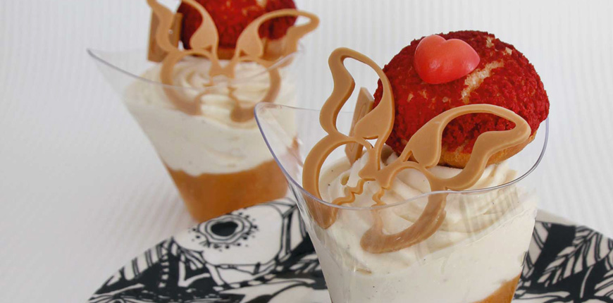 Verrines pour les amoureux